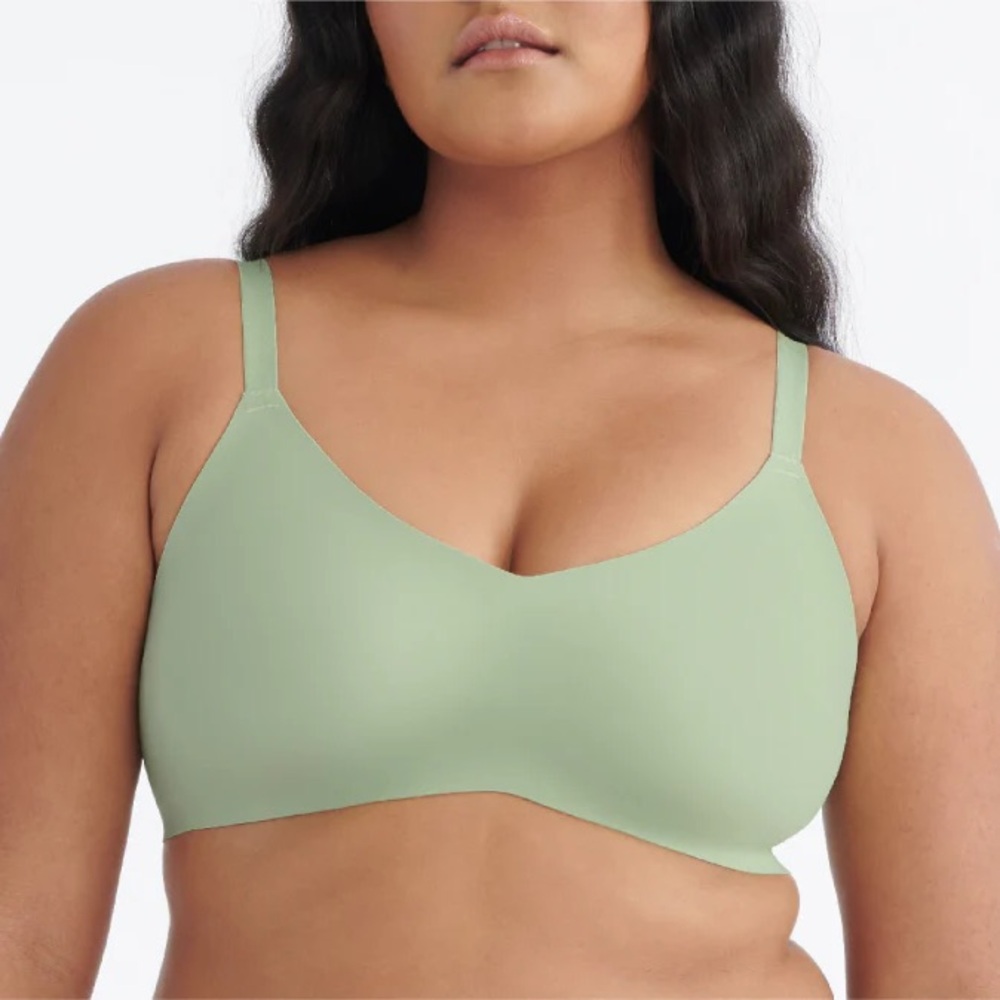 Knix Green Padded V Neck Bra